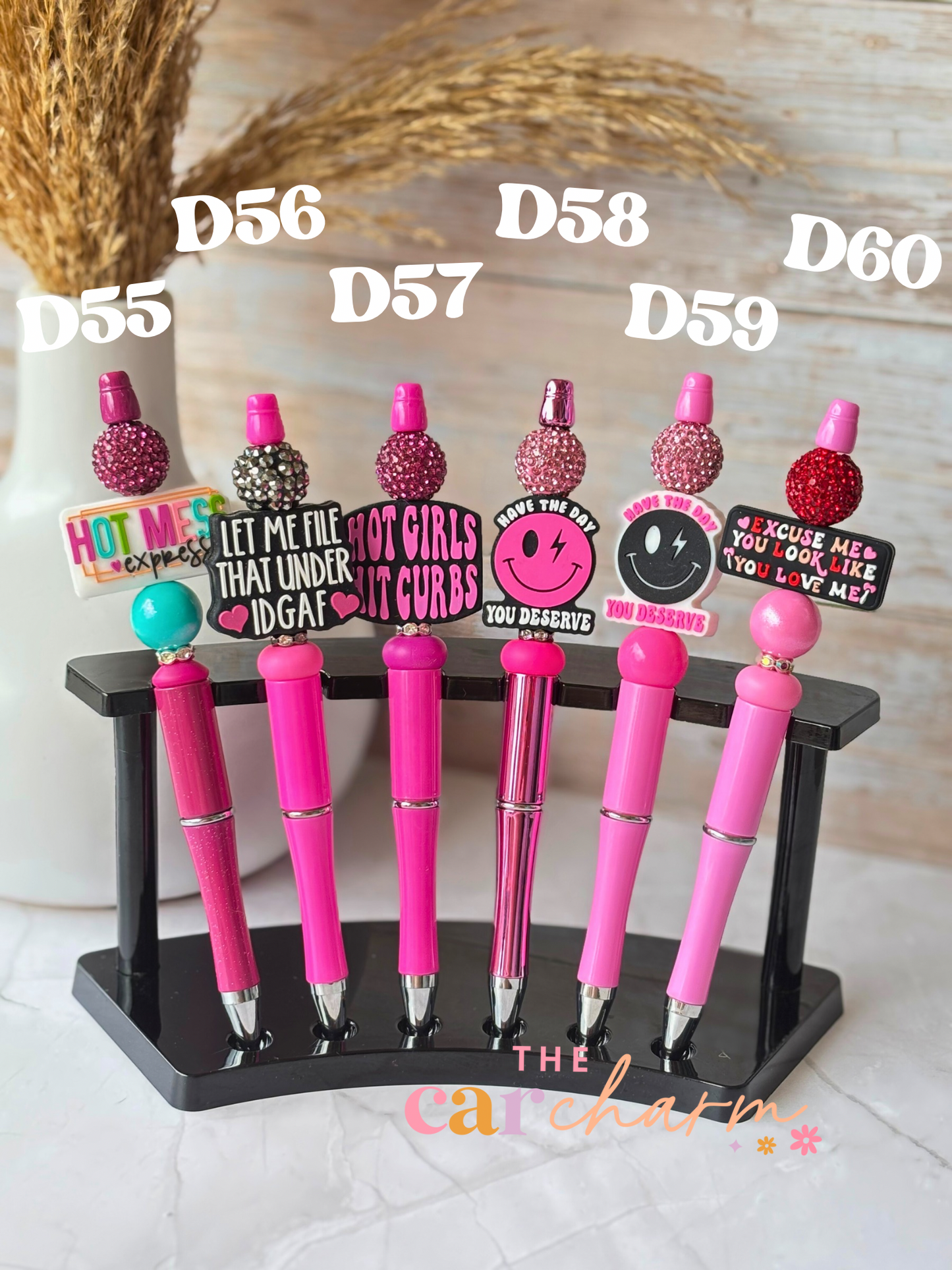 Sarcasm Beaded Pen (33 Options)