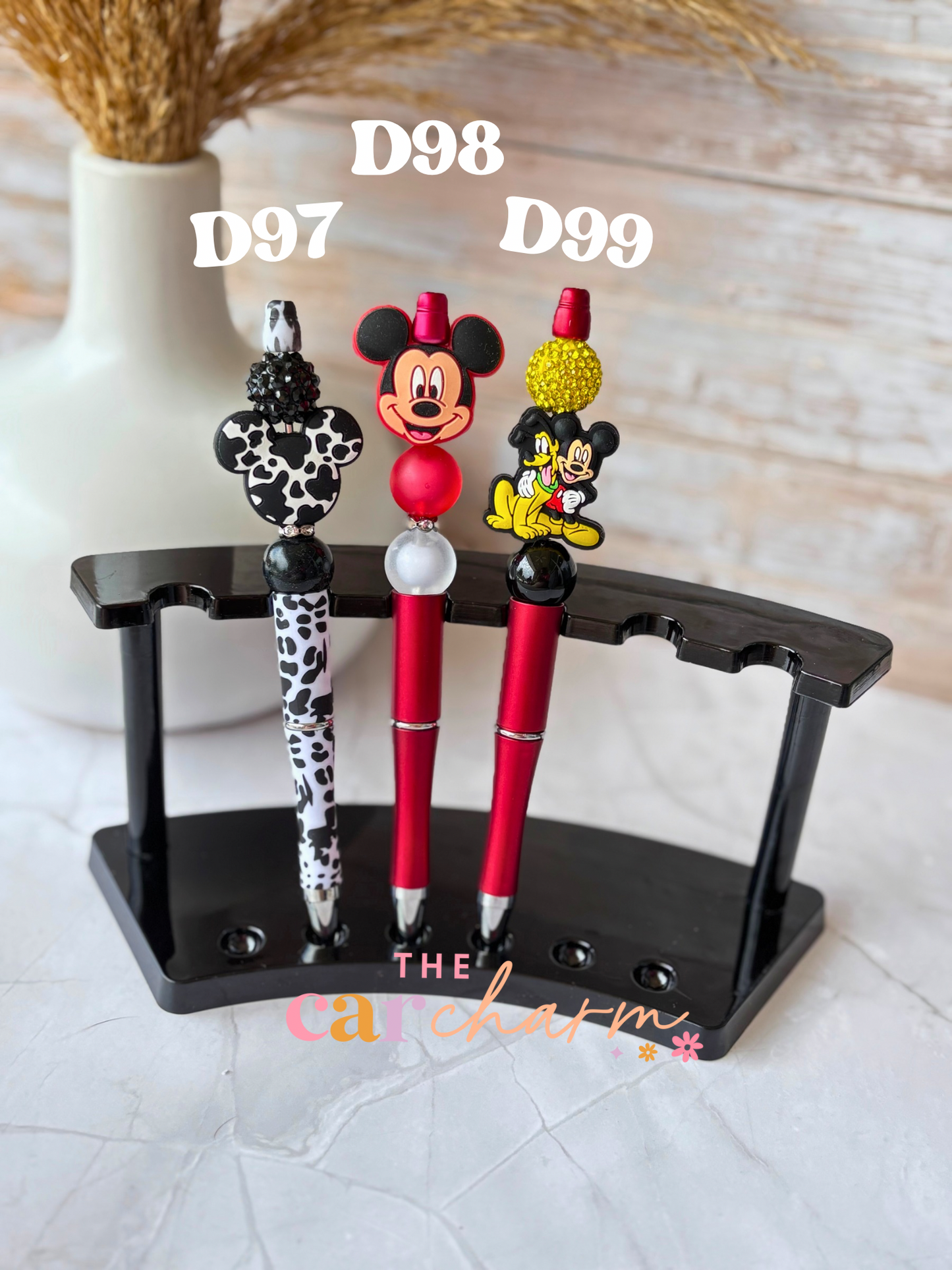 Mouse Character Beaded Pen (9 Options)