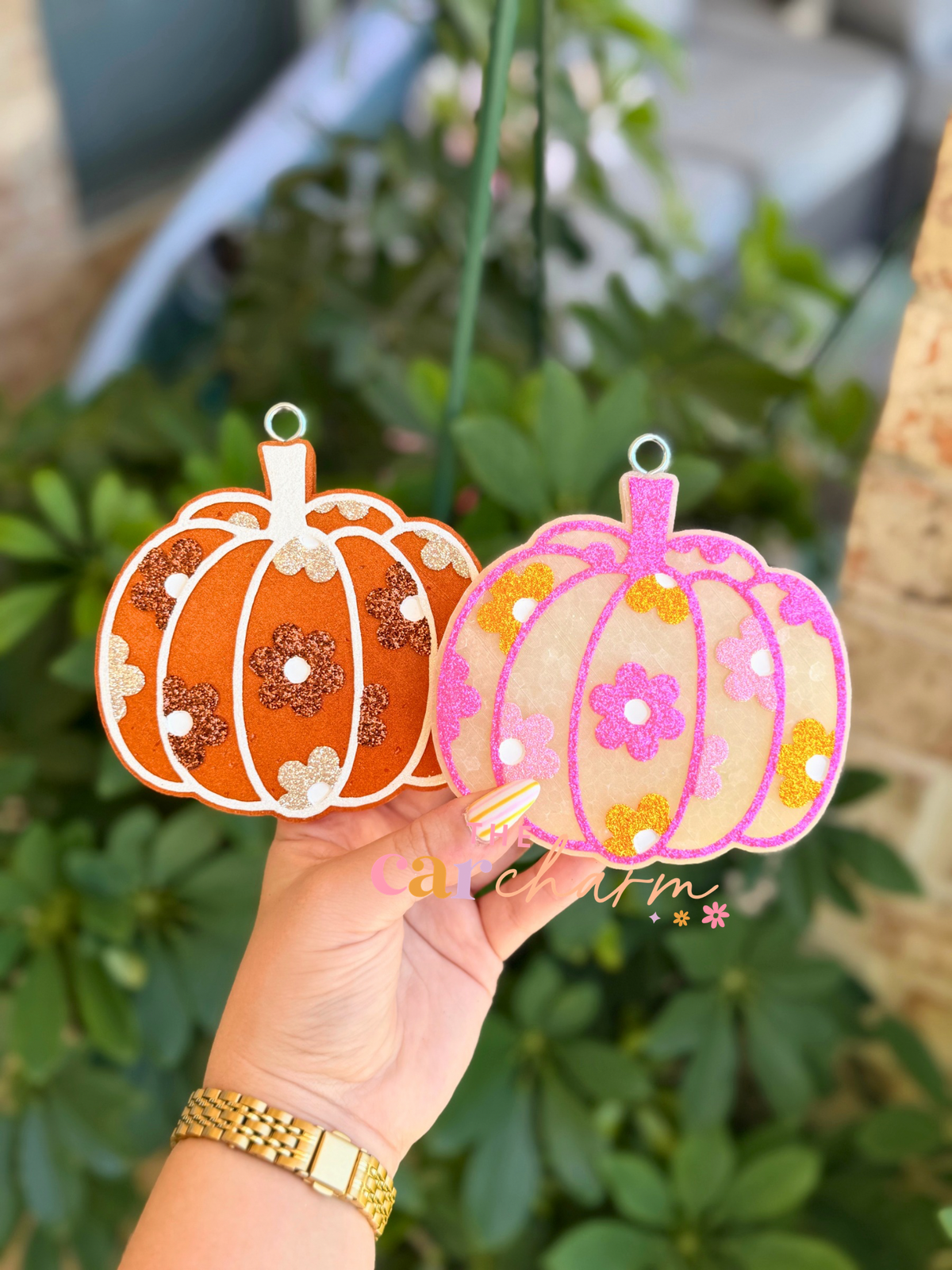 Floral Pumpkin Freshie