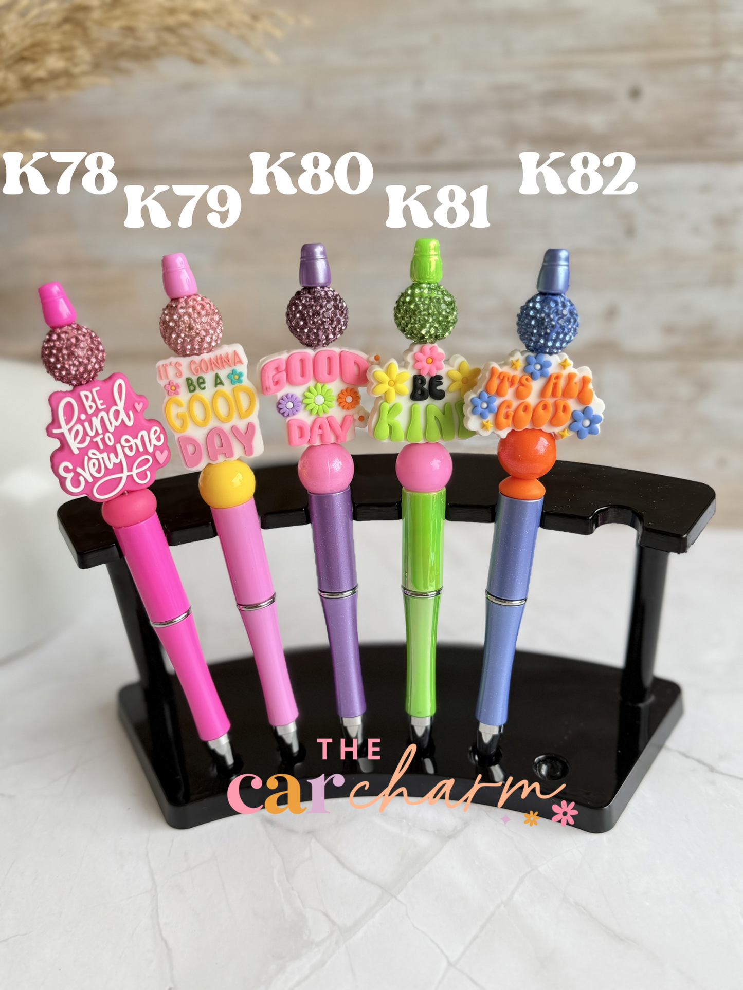 Good Day / It’s All Good / Be Kind Beaded Pen