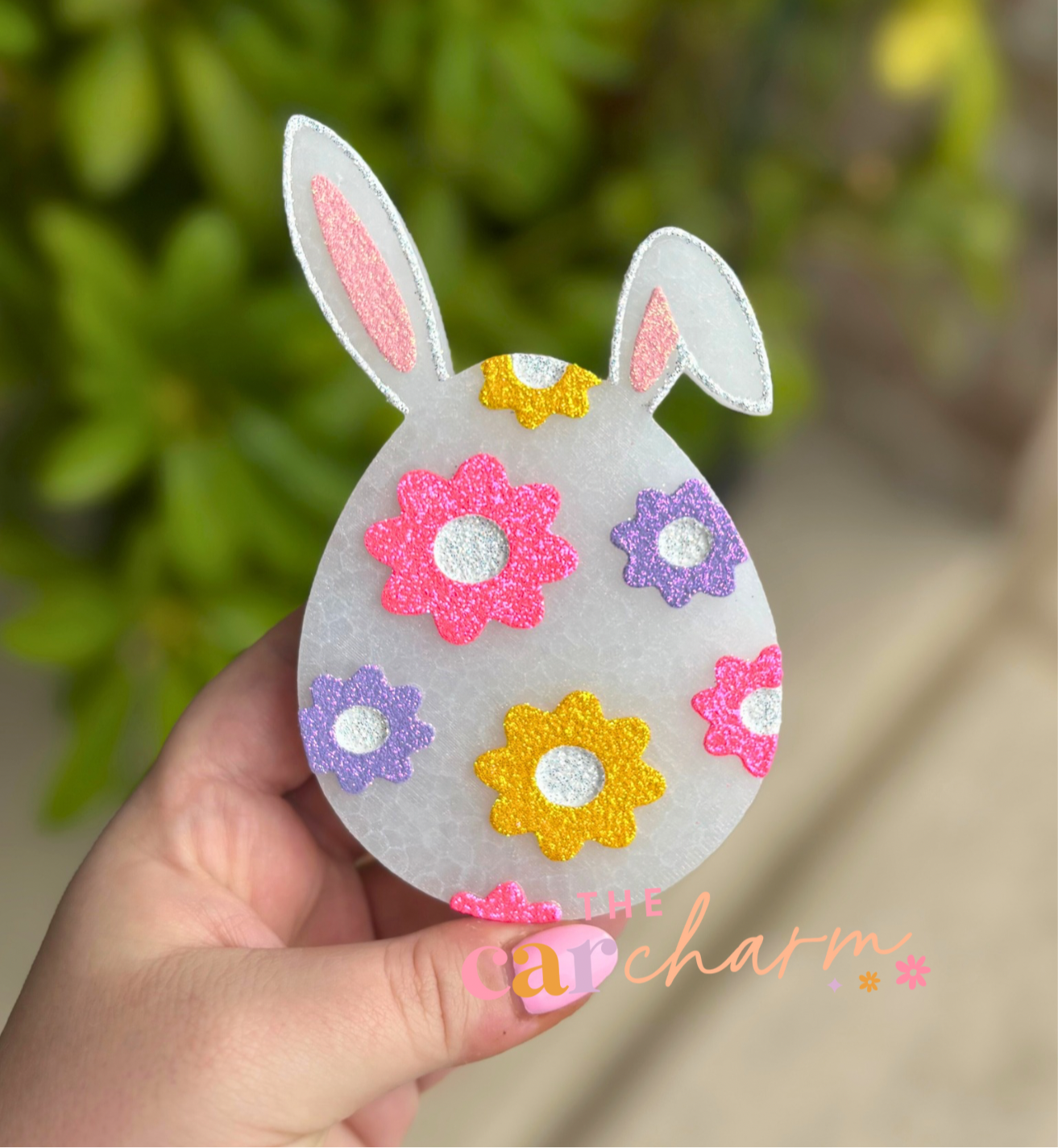 Floral Bunny Egg Freshie