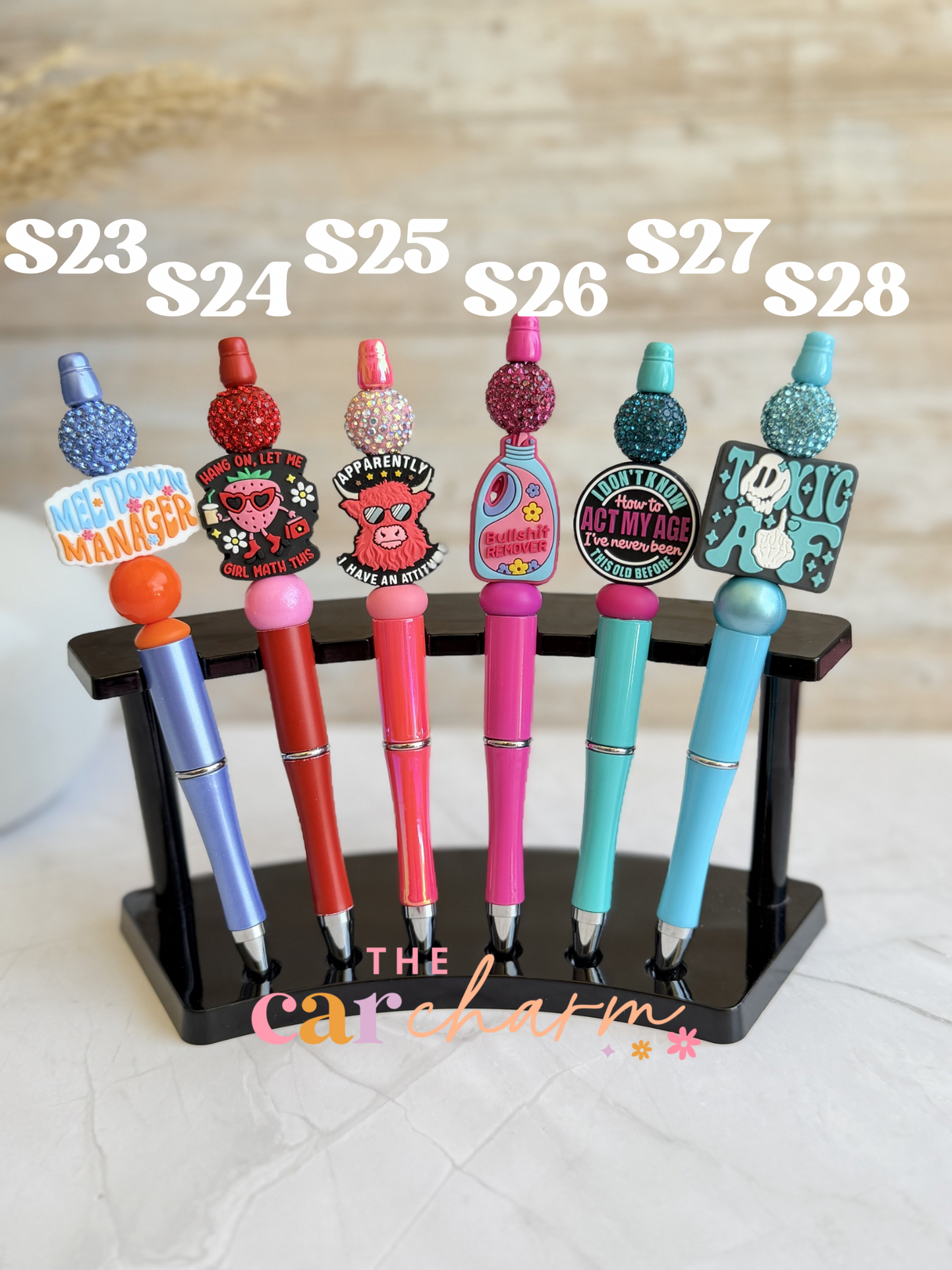 Sarcasm Beaded Pen