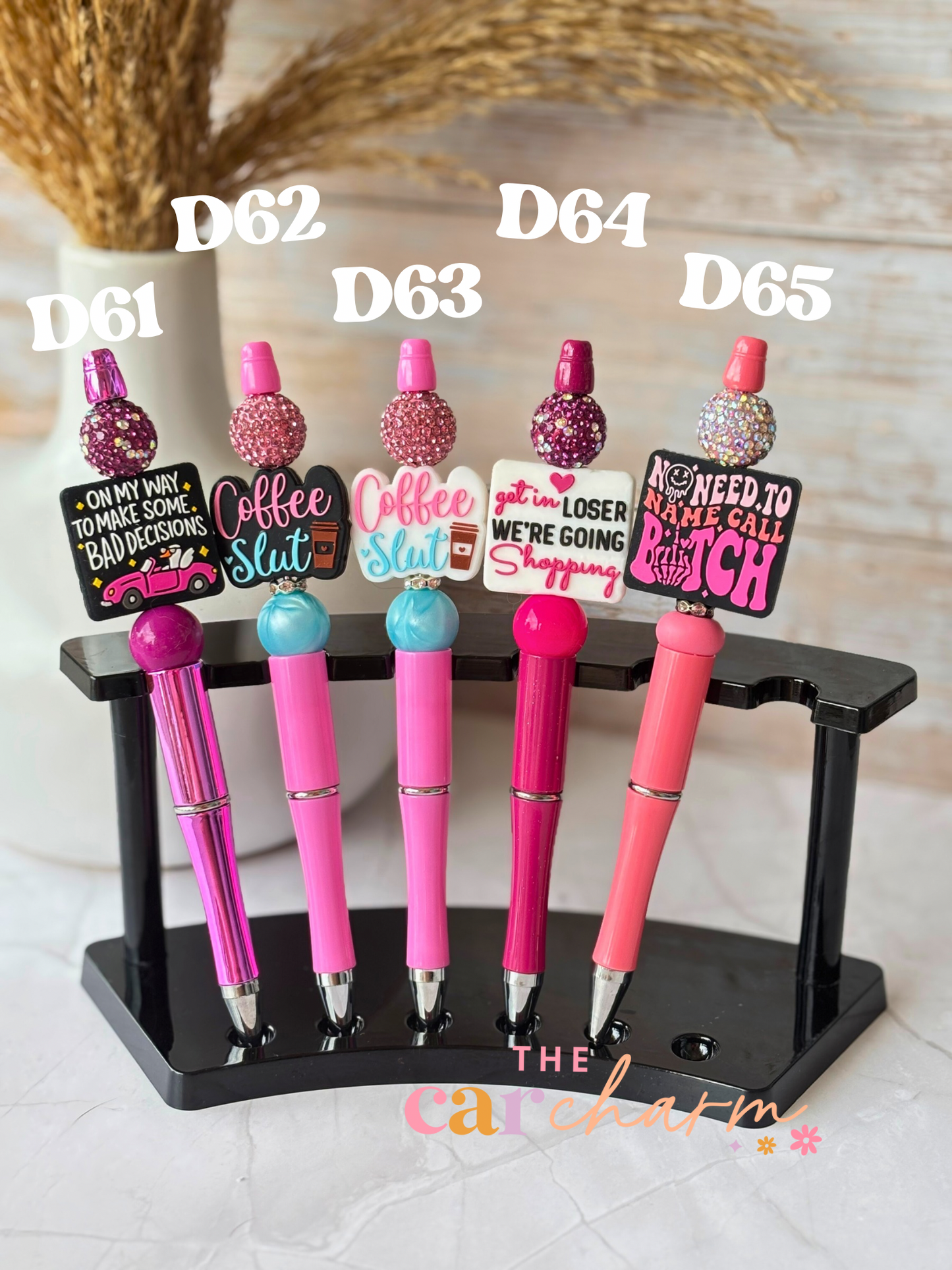 Sarcasm Beaded Pen (33 Options)