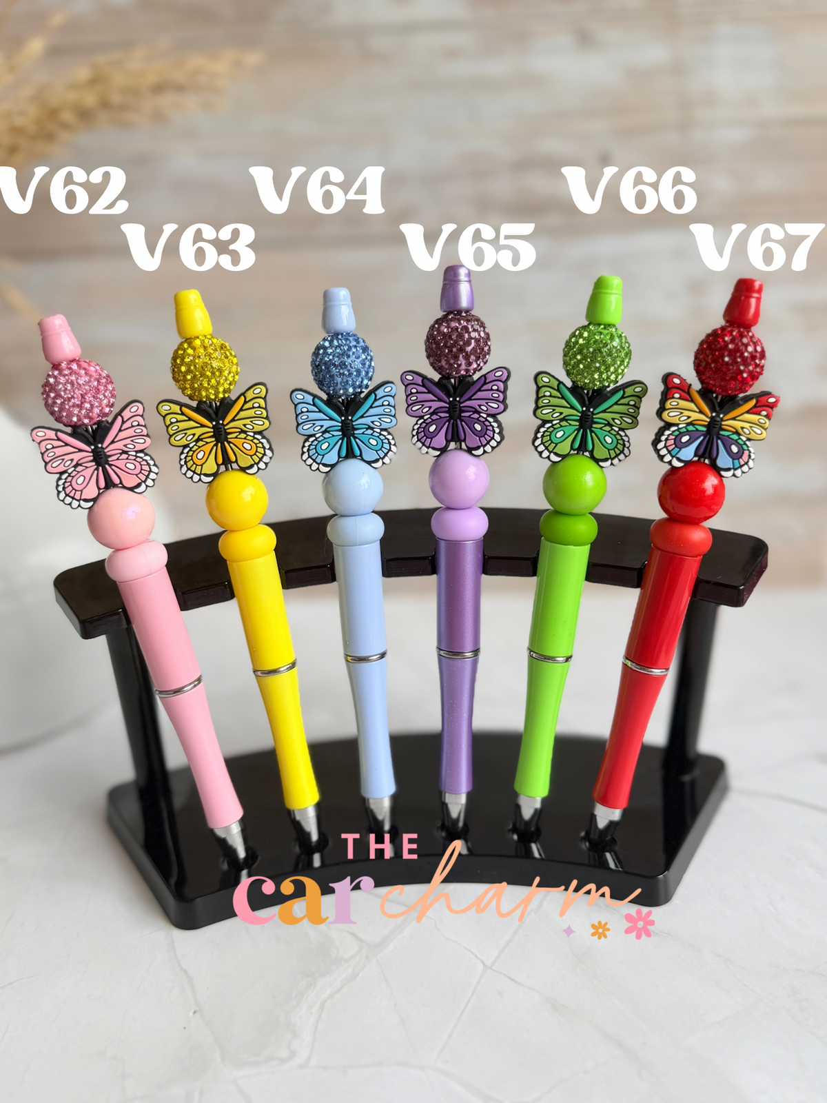 Butterfly Beaded Pen