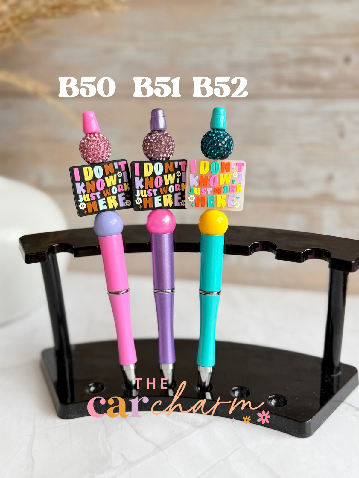 I Just Work Here Beaded Pen