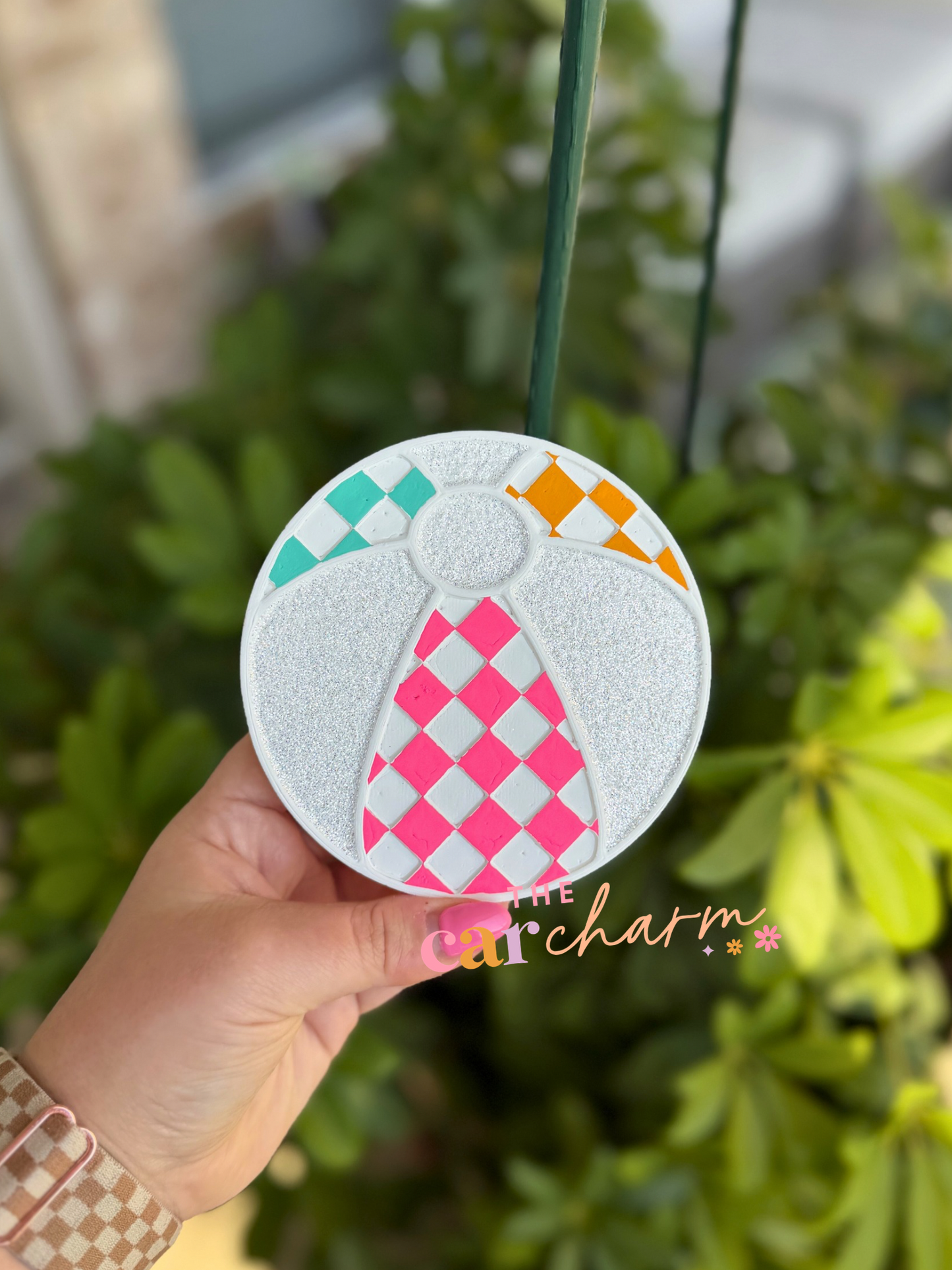Checkered Beach Ball Freshie