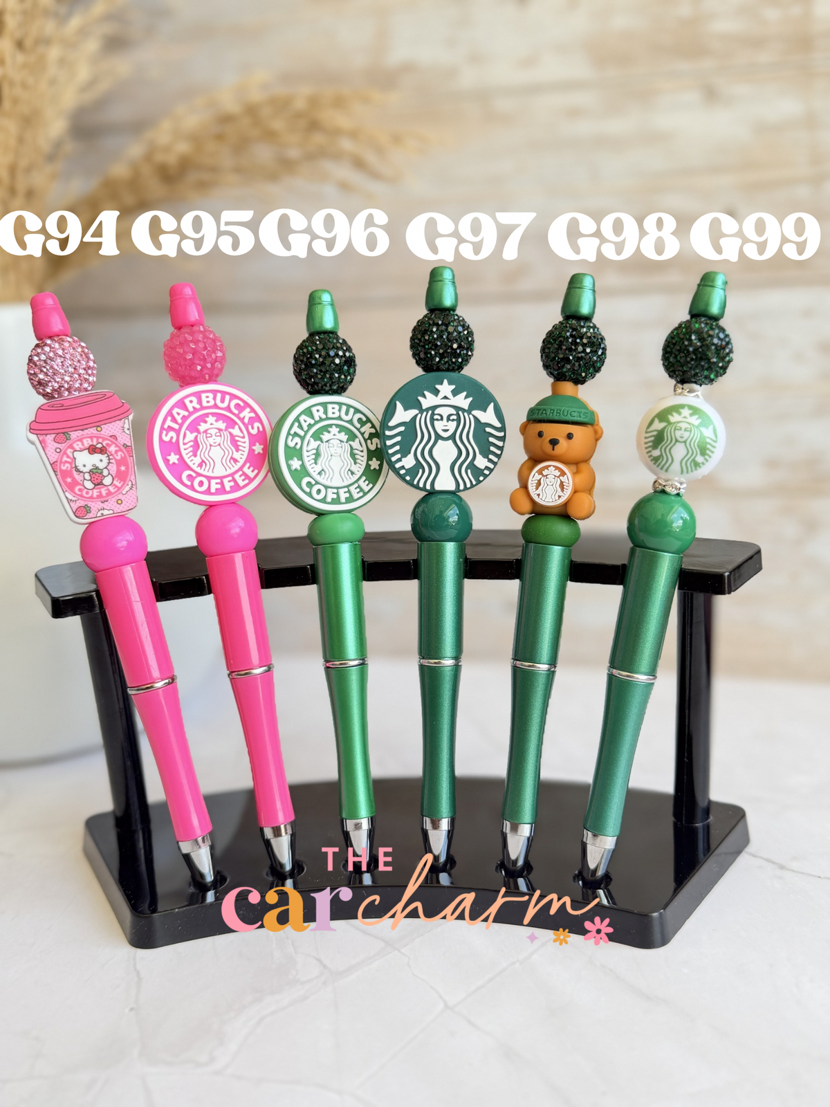 Coffee Beaded Pen