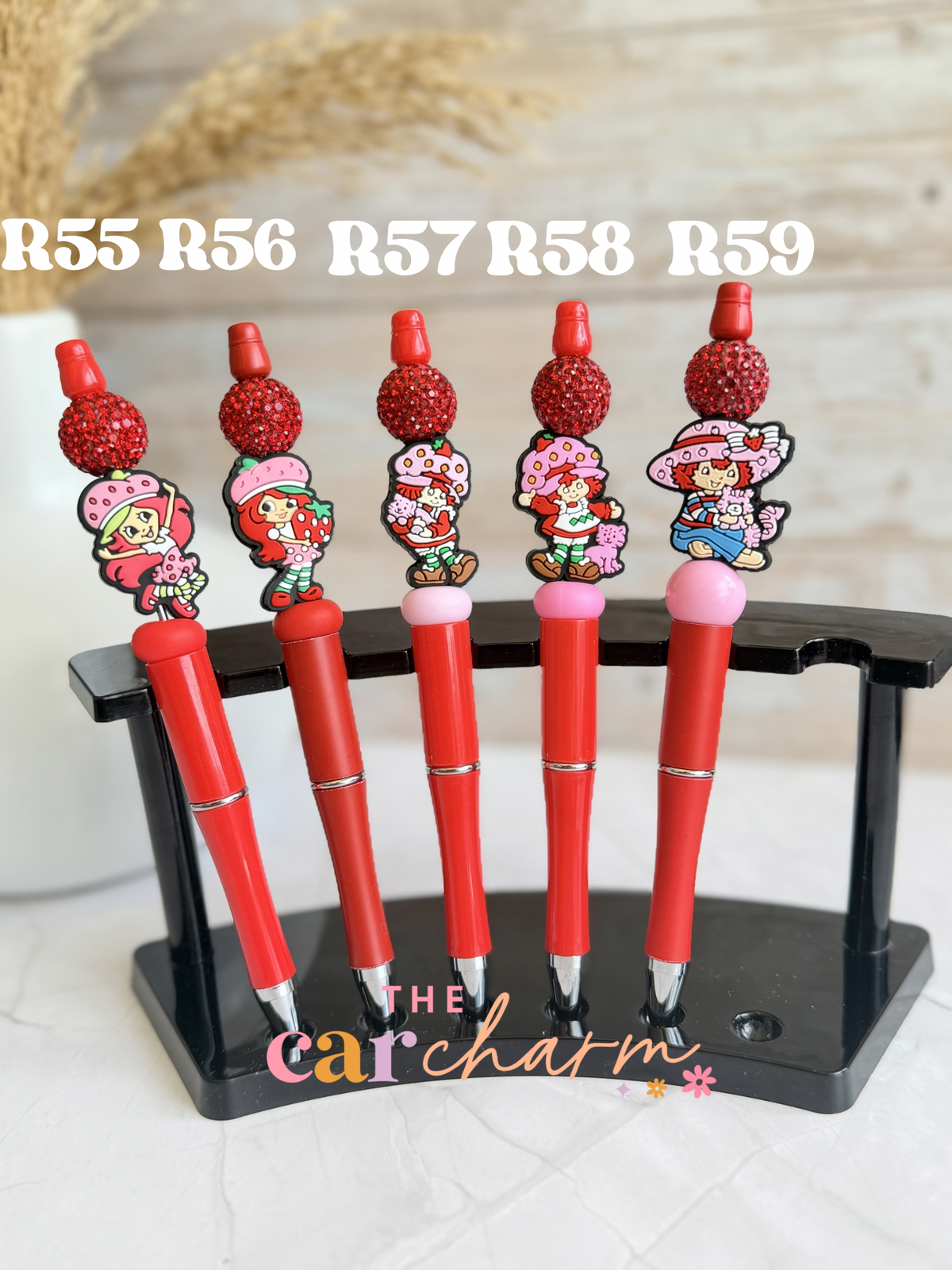Strawberry Shortcake Beaded Pen