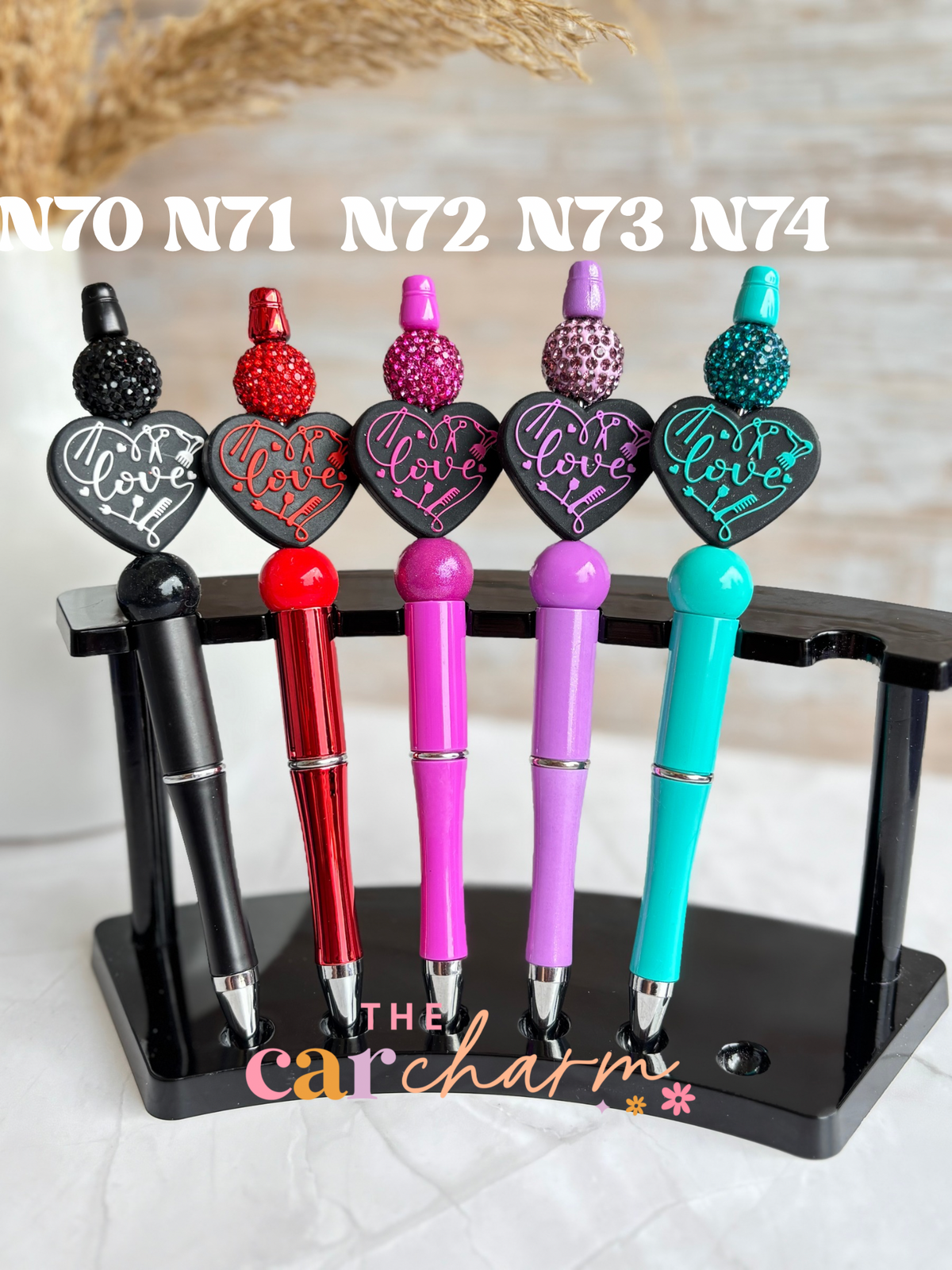 Hair Stylist Beaded Pen