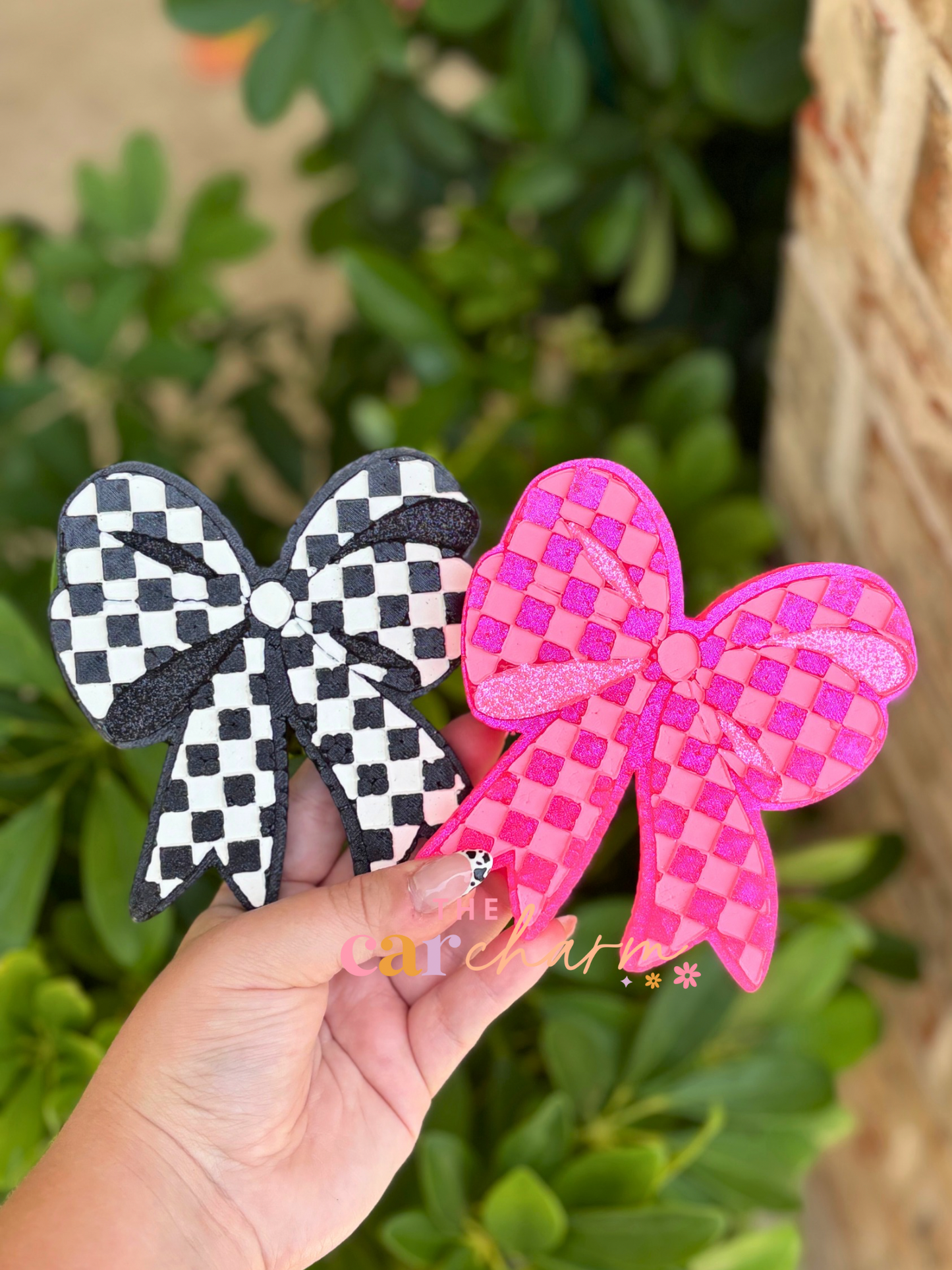Checkered Bow Freshie