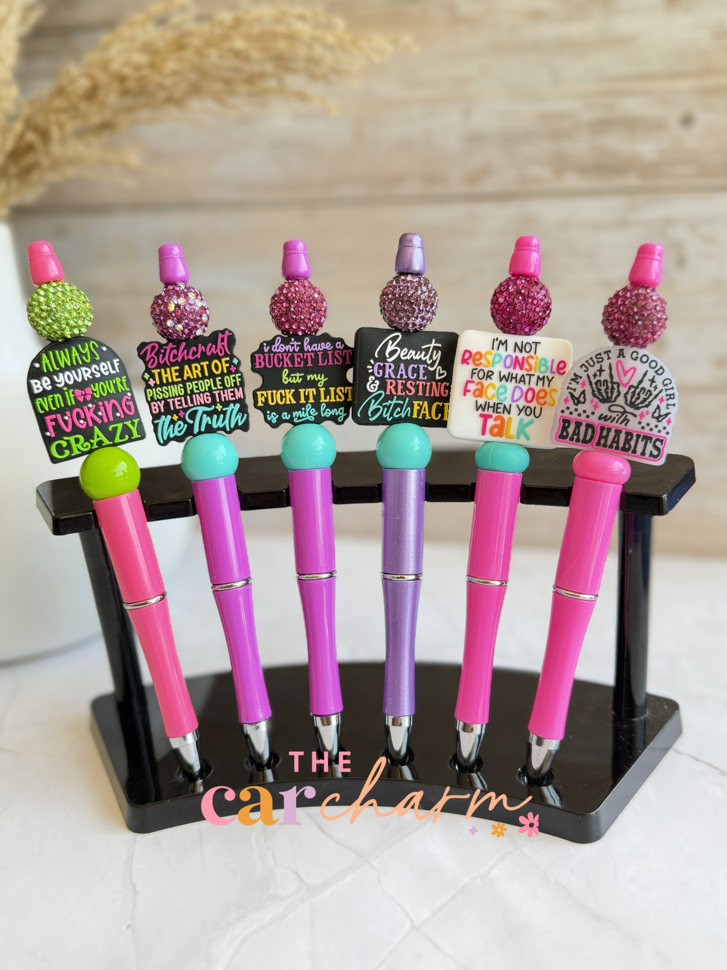 Sarcasm Beaded Pen