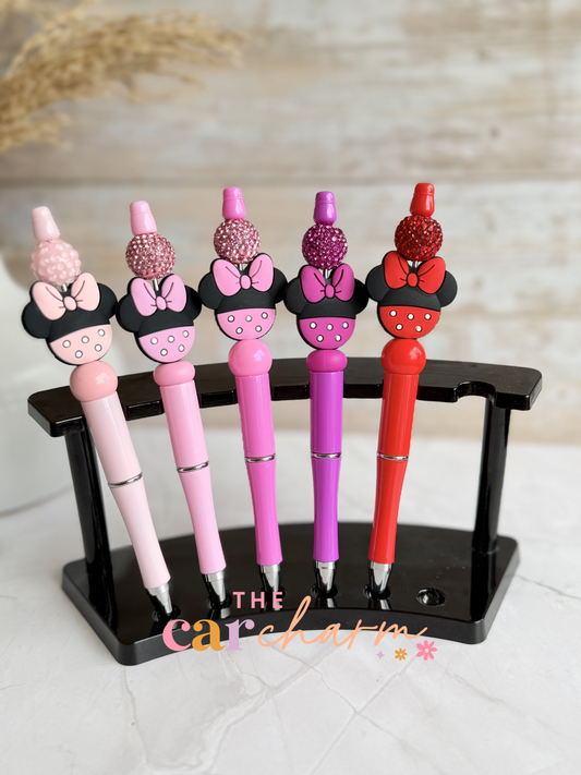 Minnie Mouse Beaded Pen