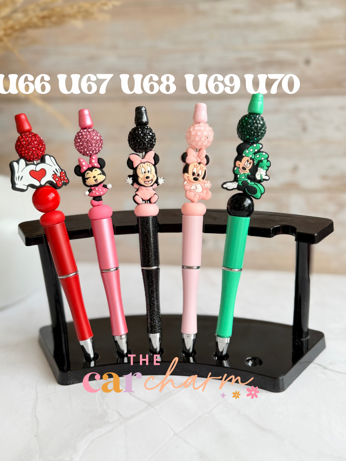 Minnie Mouse Beaded Pen
