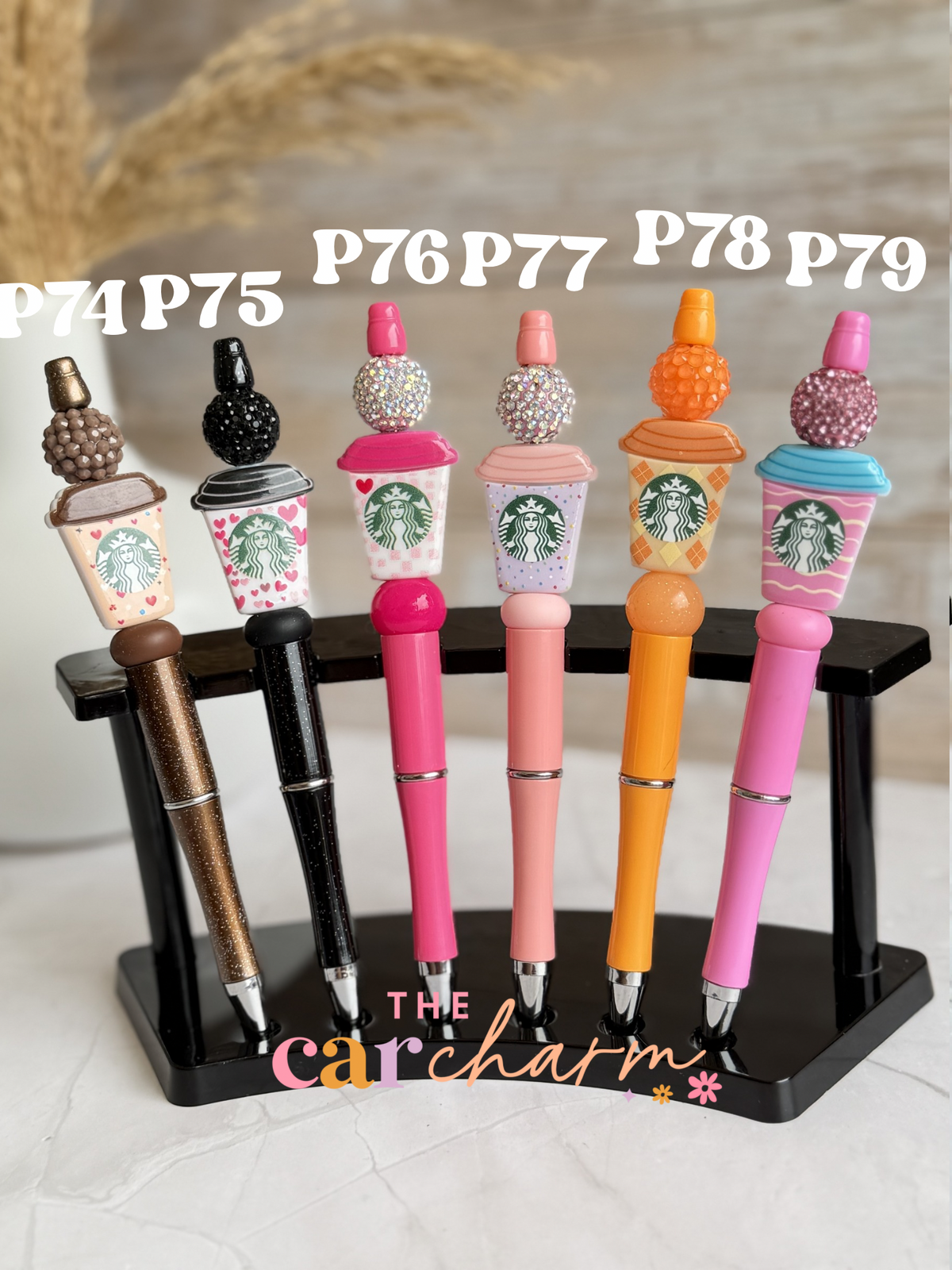 Starbucks Coffee Beaded Pen