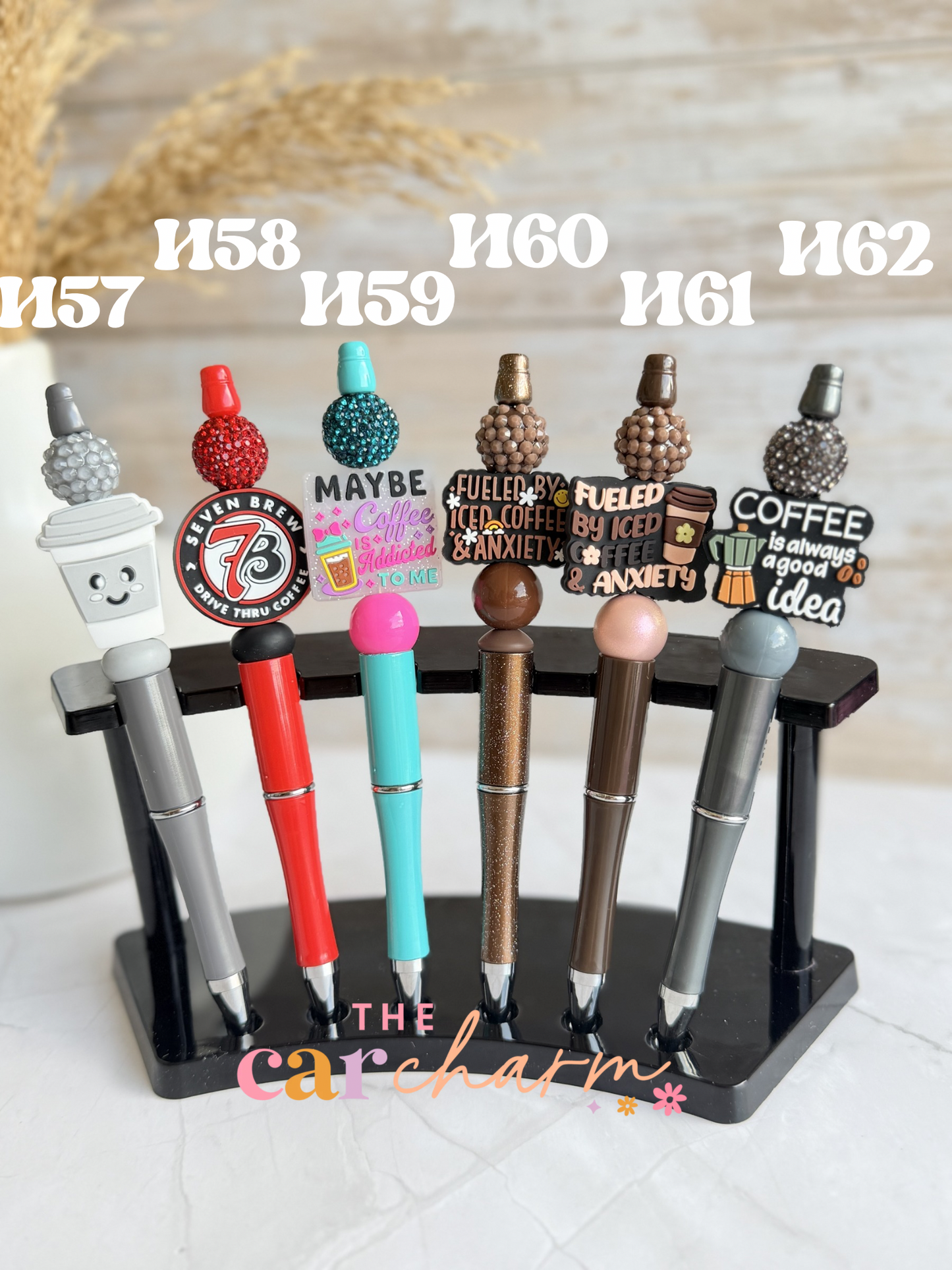 Coffee Beaded Pen