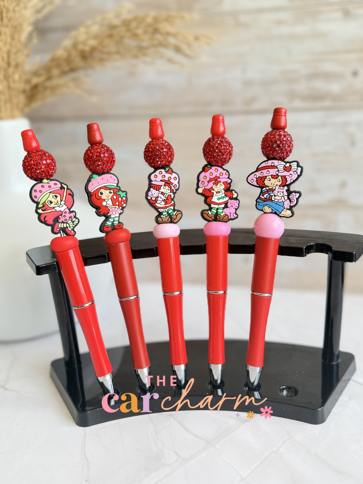 Strawberry Shortcake Beaded Pen