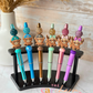 Highland Cow Beaded Pen
