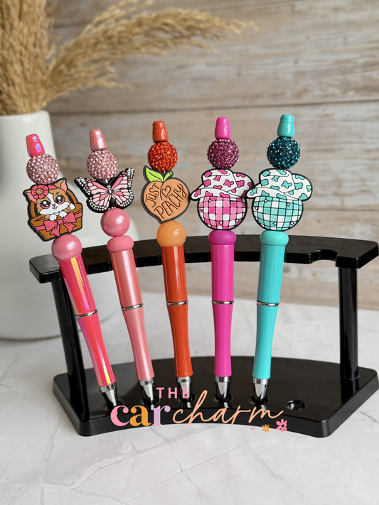 Western & Just Peachy Beaded Pen