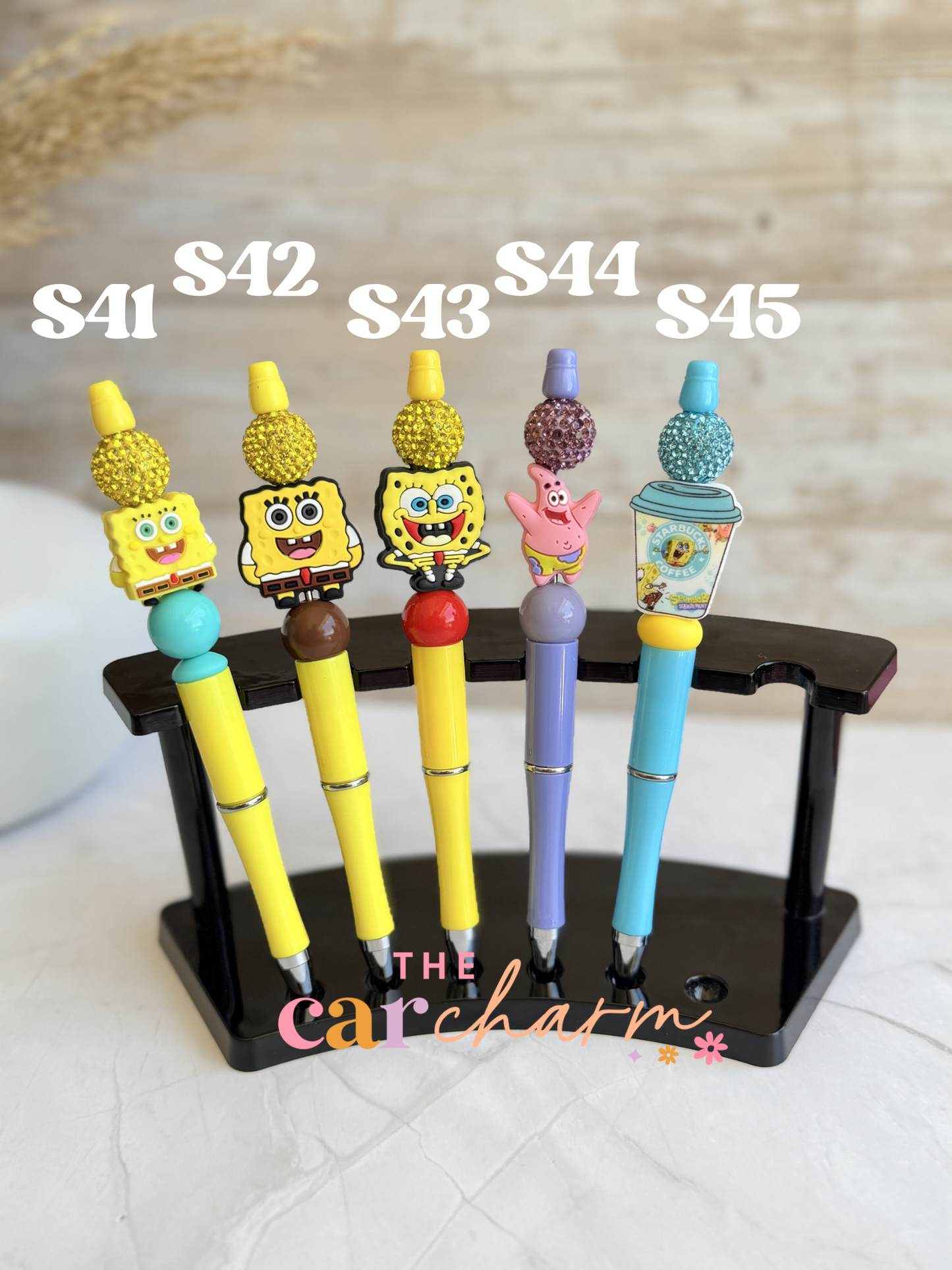 SpongeBob Beaded Pen