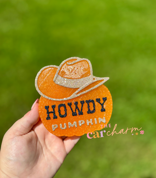 Howdy Pumpkin Freshie