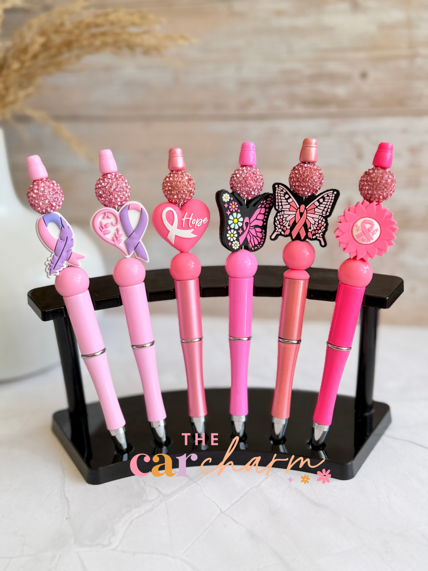 Cancer Awareness Beaded Pen