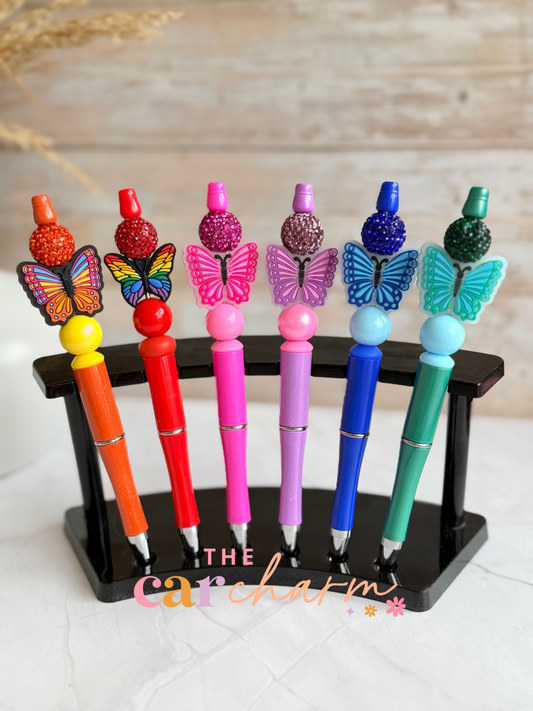 Butterfly Beaded Pen