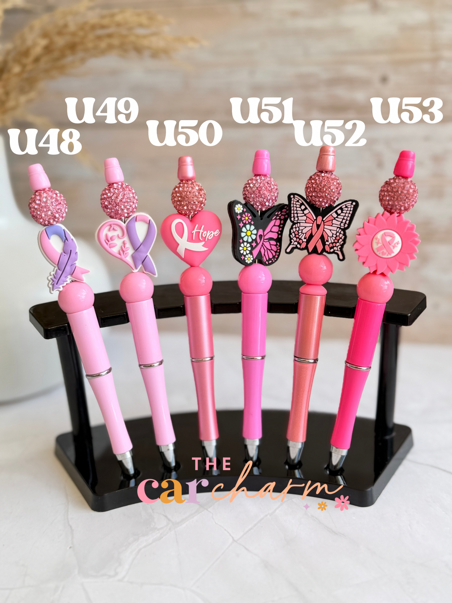 Cancer Awareness Beaded Pen