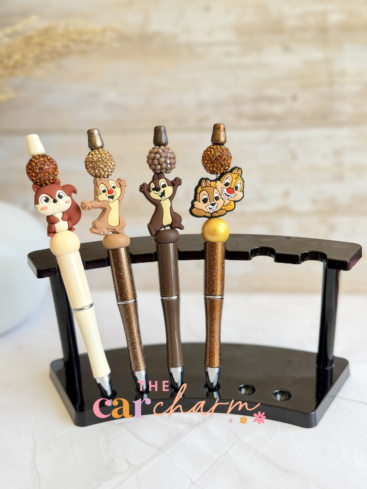 Squirrel & Chipmunk Beaded Pen