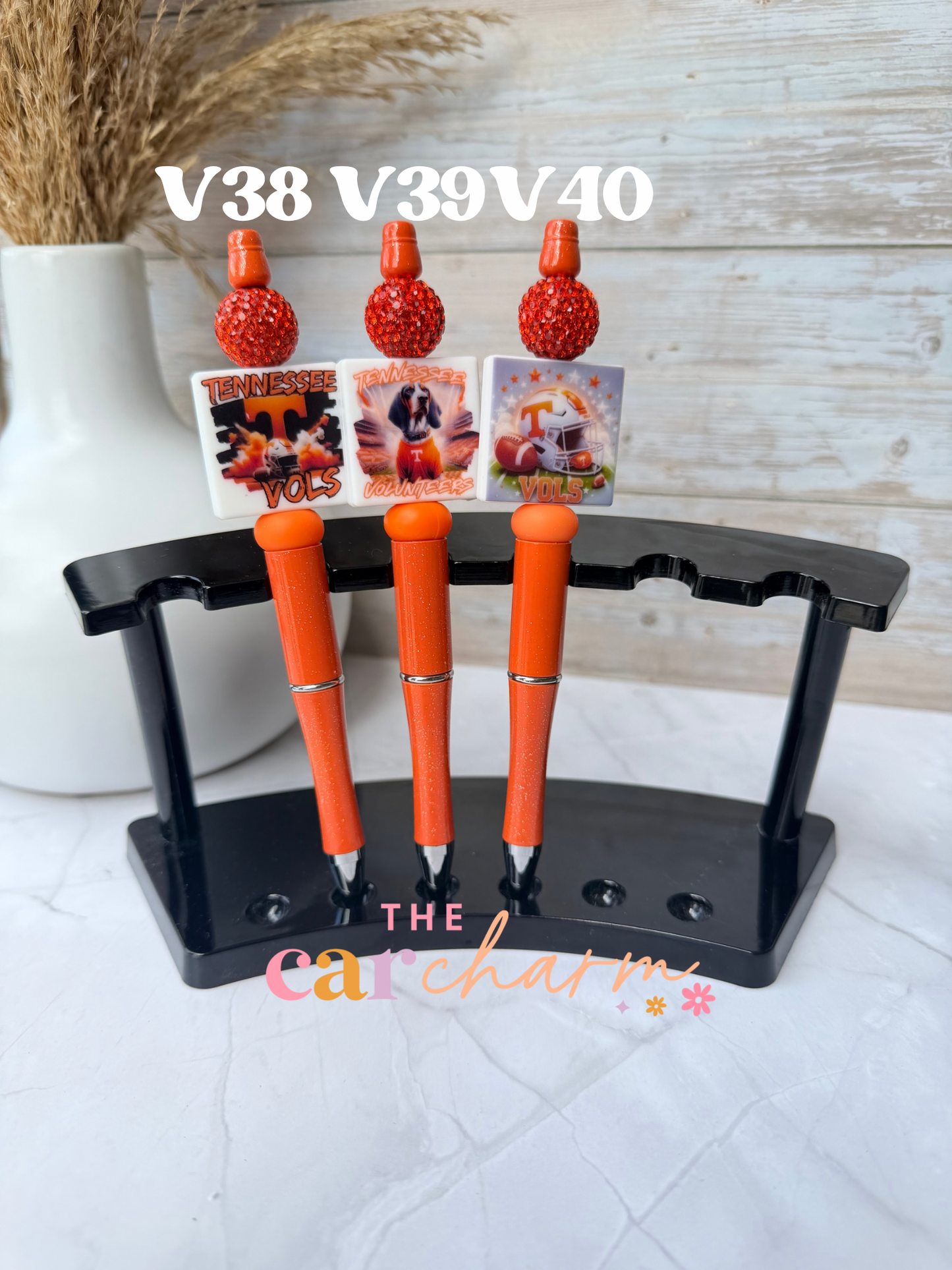 Tennessee Volunteers Beaded Pen