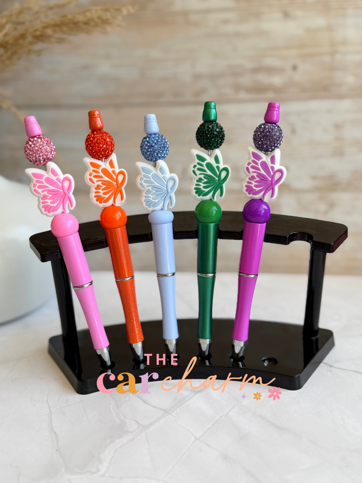 Cancer Awareness Beaded Pen