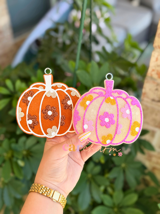 Floral Pumpkin Freshie