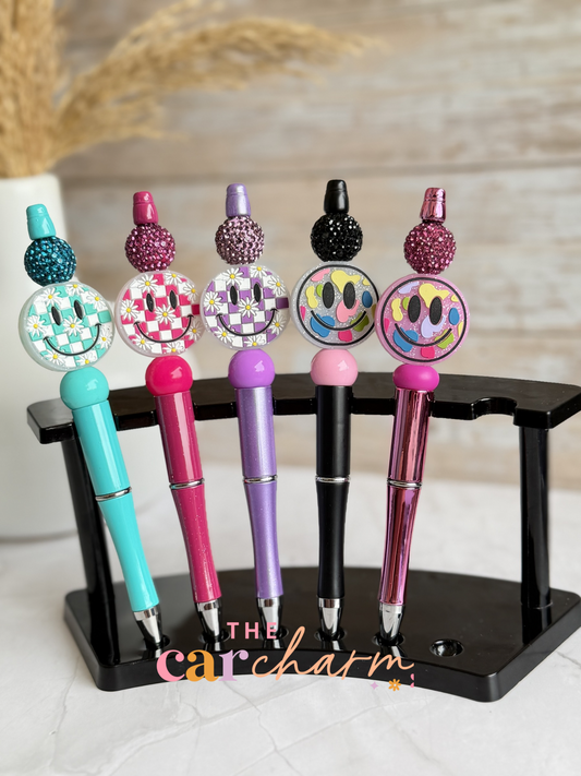 Smiley Beaded Pen