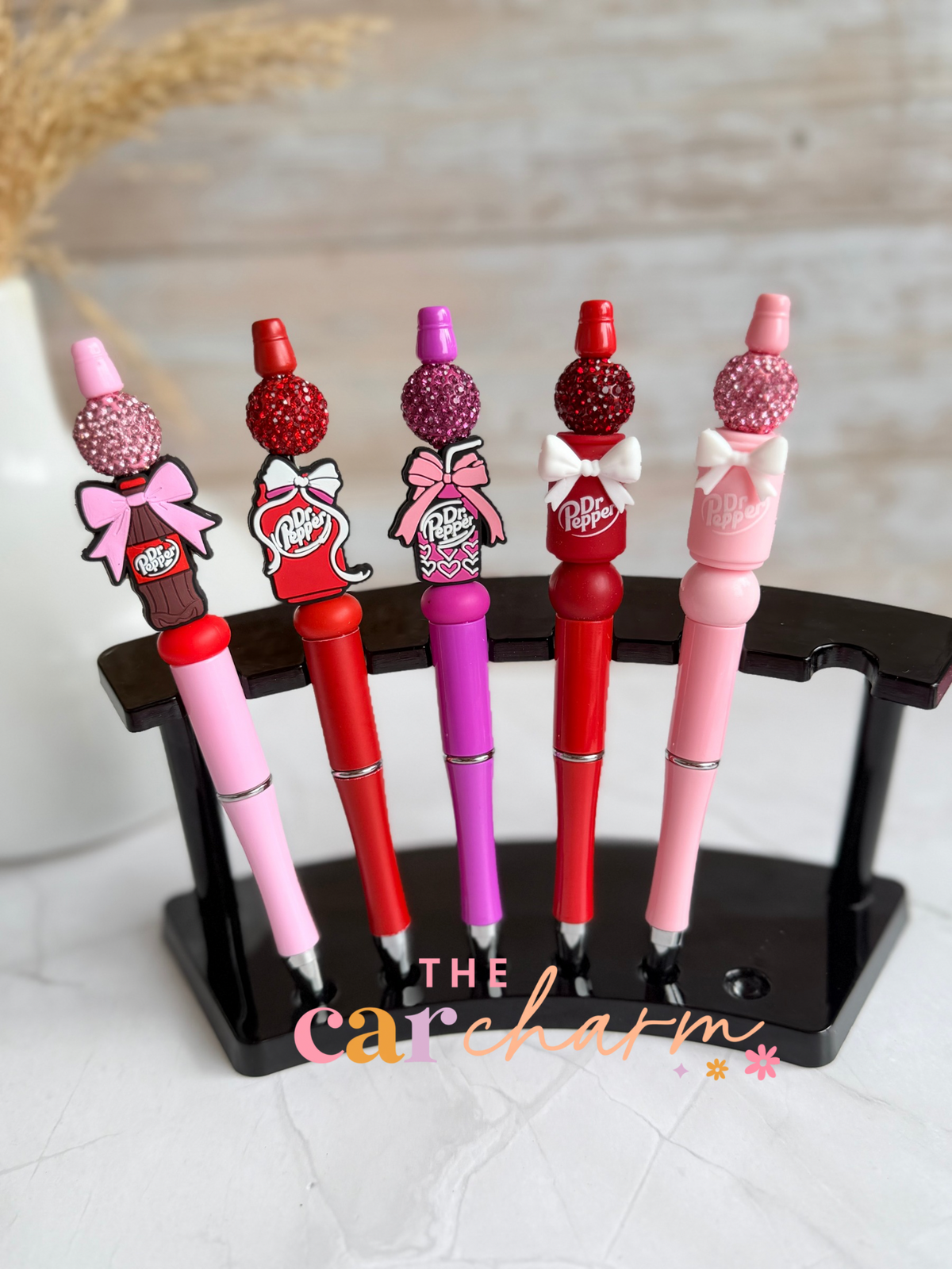 Dr. Pepper Beaded Pen