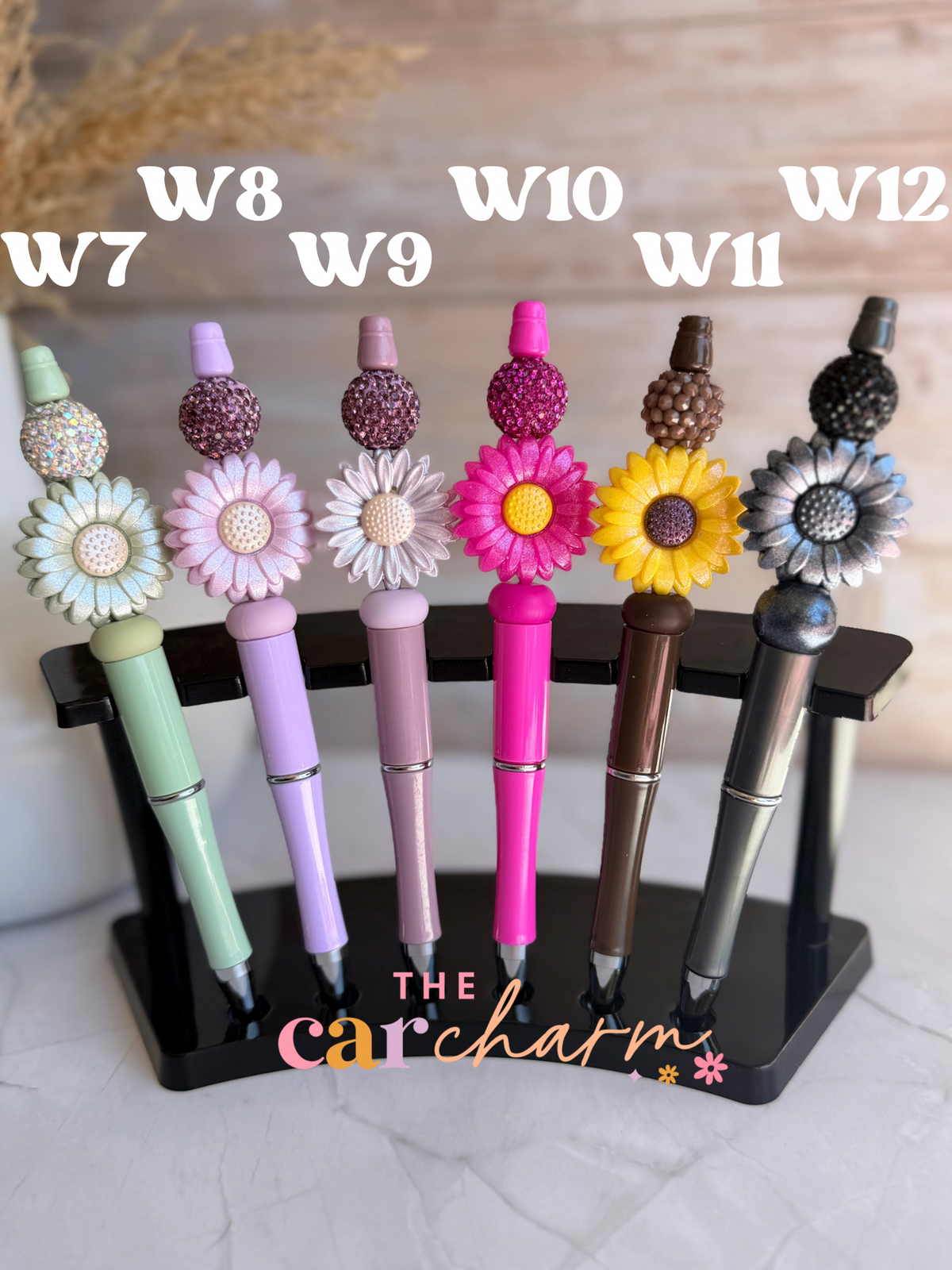 Sunflower Beaded Pen