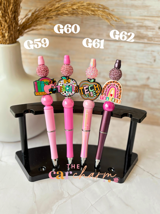 Teacher Beaded Pen (9 Options)
