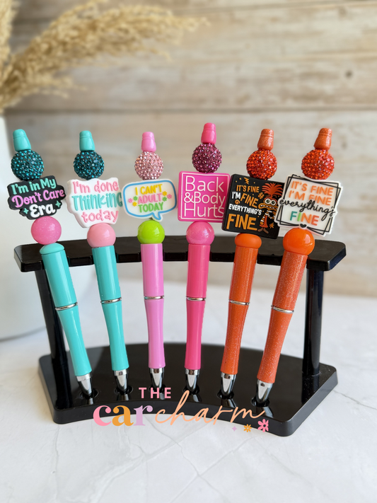 Sarcasm Beaded Pen