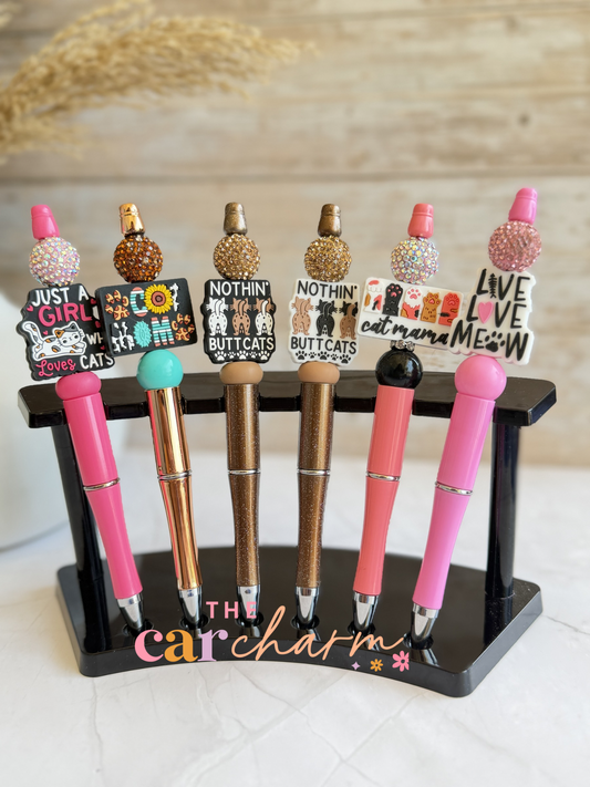 Cat Mom Beaded Pen