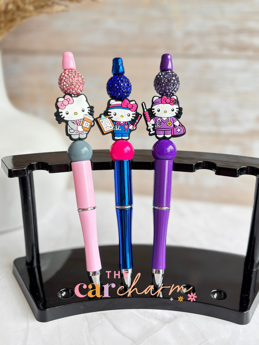 Hello Kitty Nurse Beaded Pen