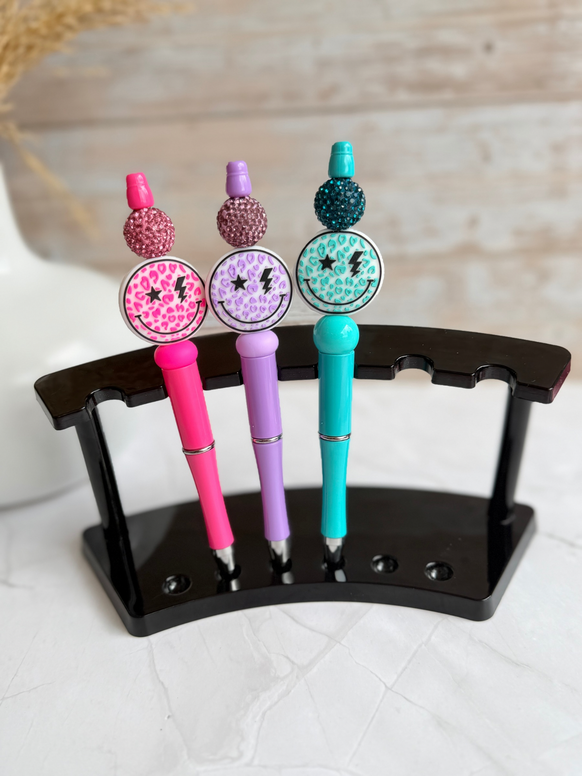 Smiley Beaded Pen
