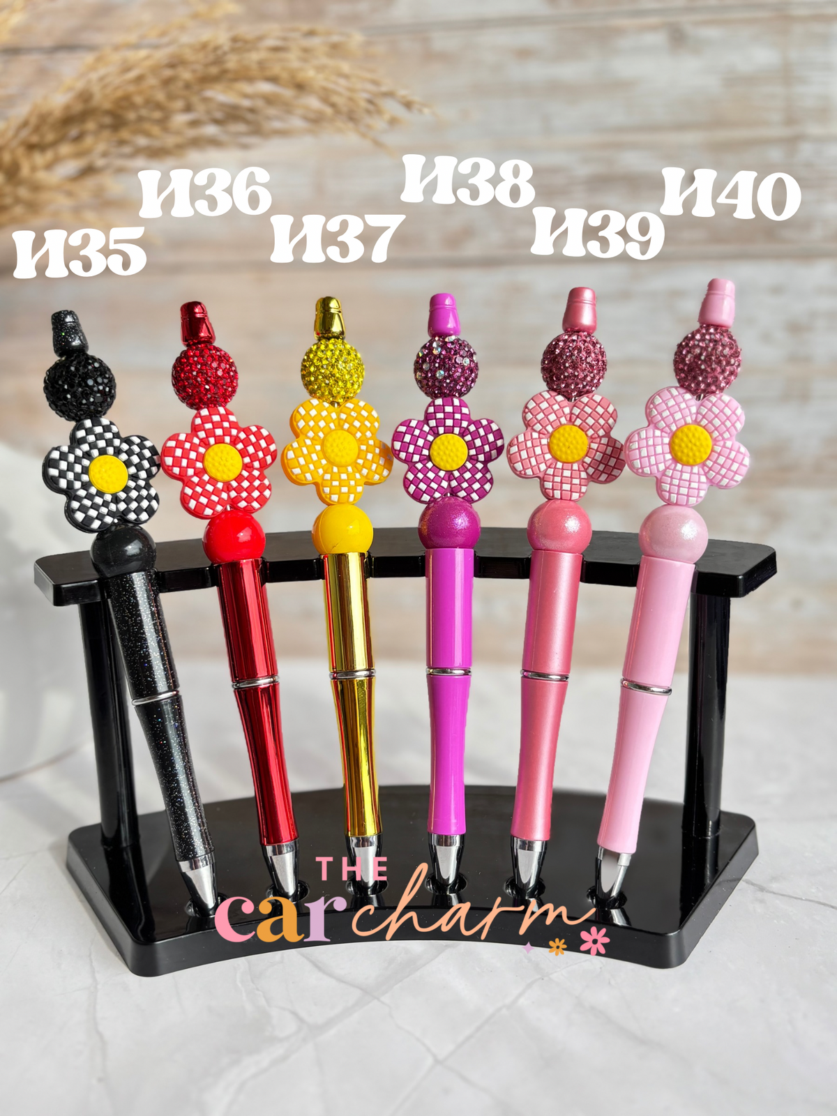 Flower Beaded Pen