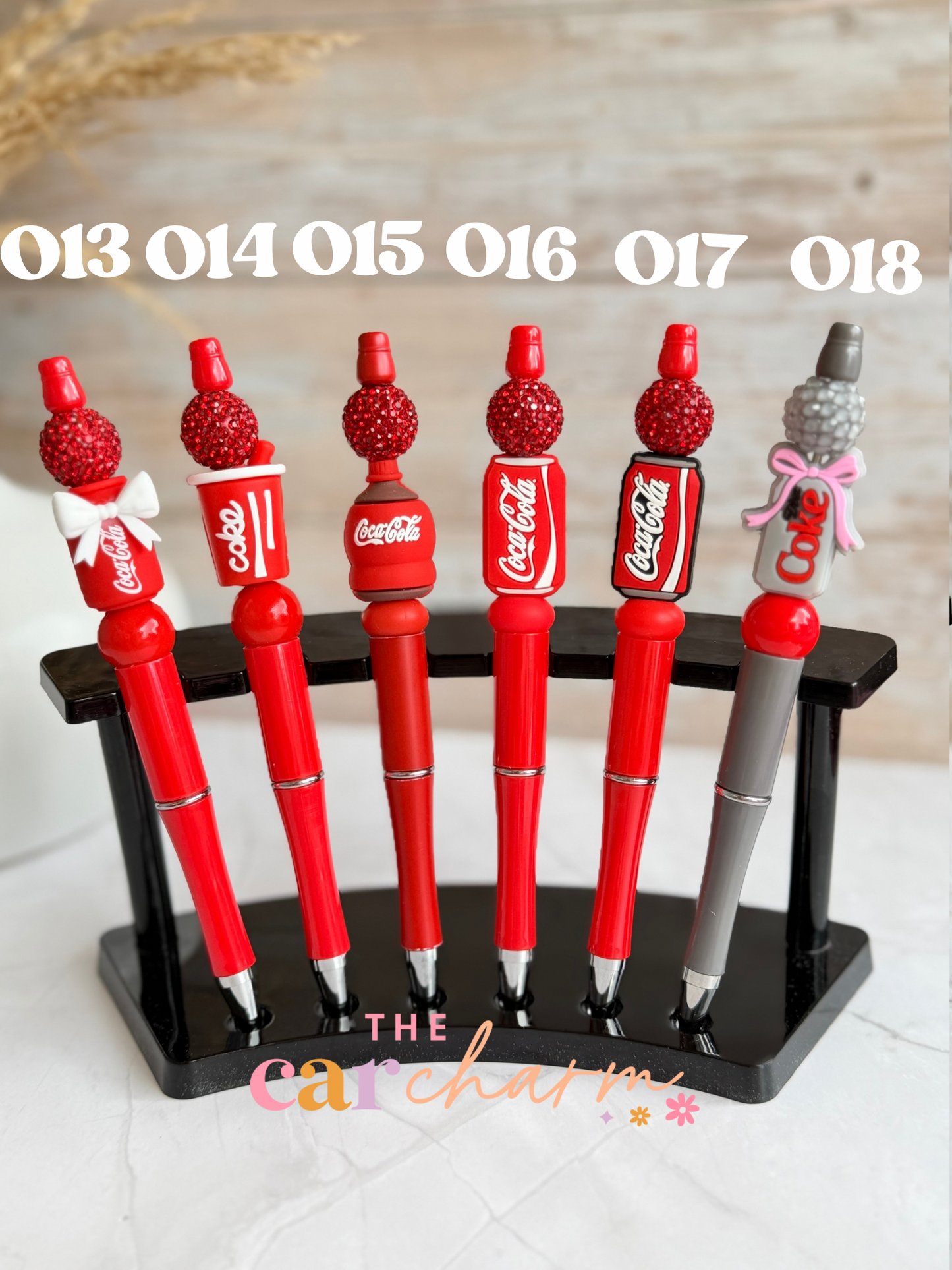 Coca Cola & Diet Coke Beaded Pen