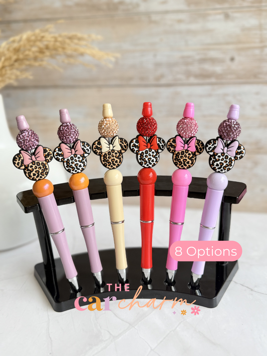 Minnie Mouse Beaded Pen