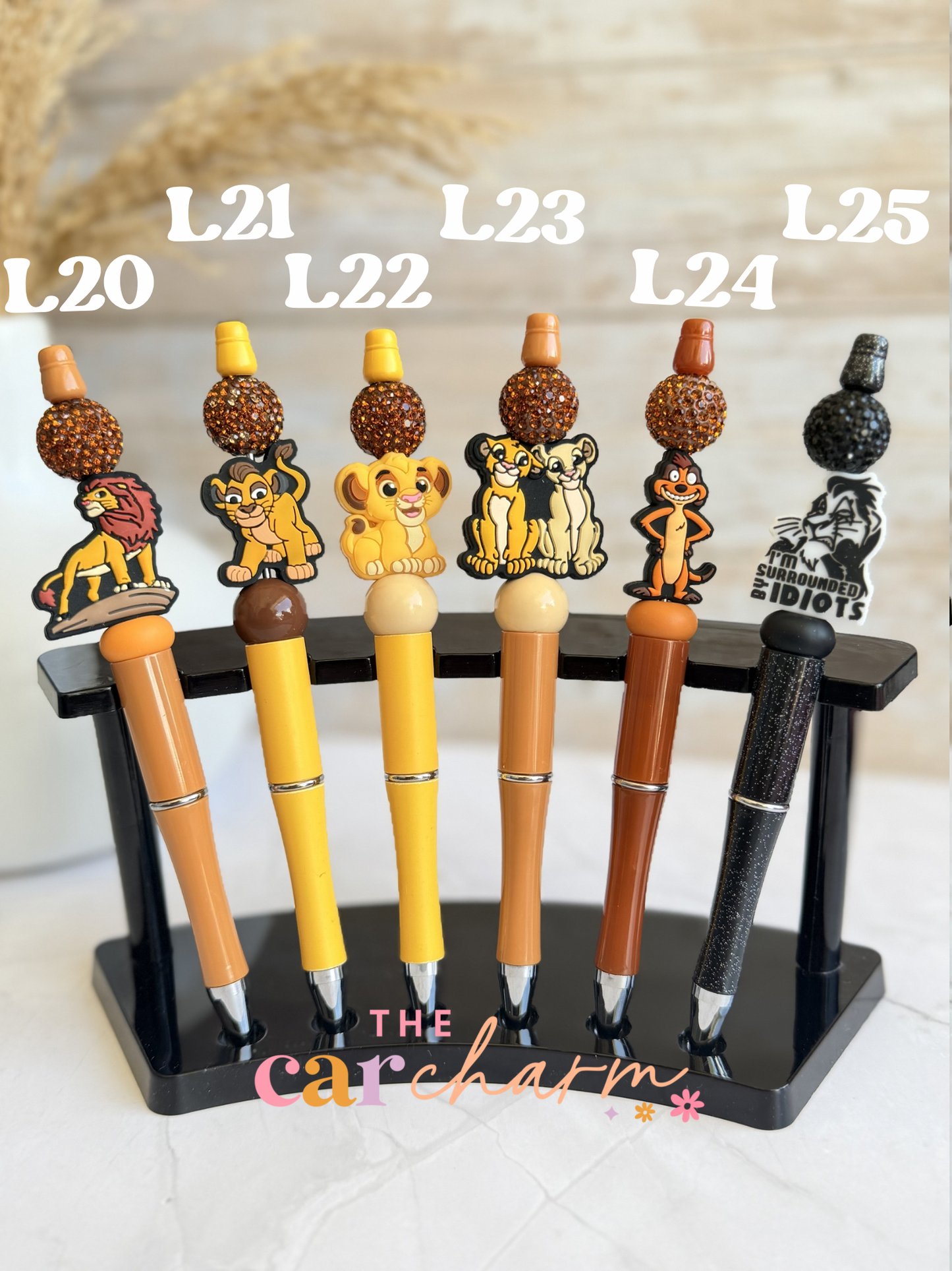 Lion King Beaded Pen