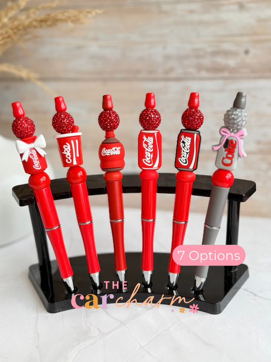 Coca Cola & Diet Coke Beaded Pen
