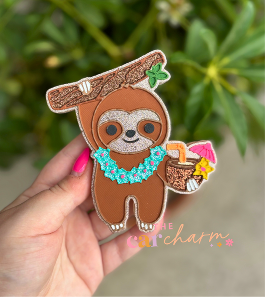 Tropical Sloth Freshie