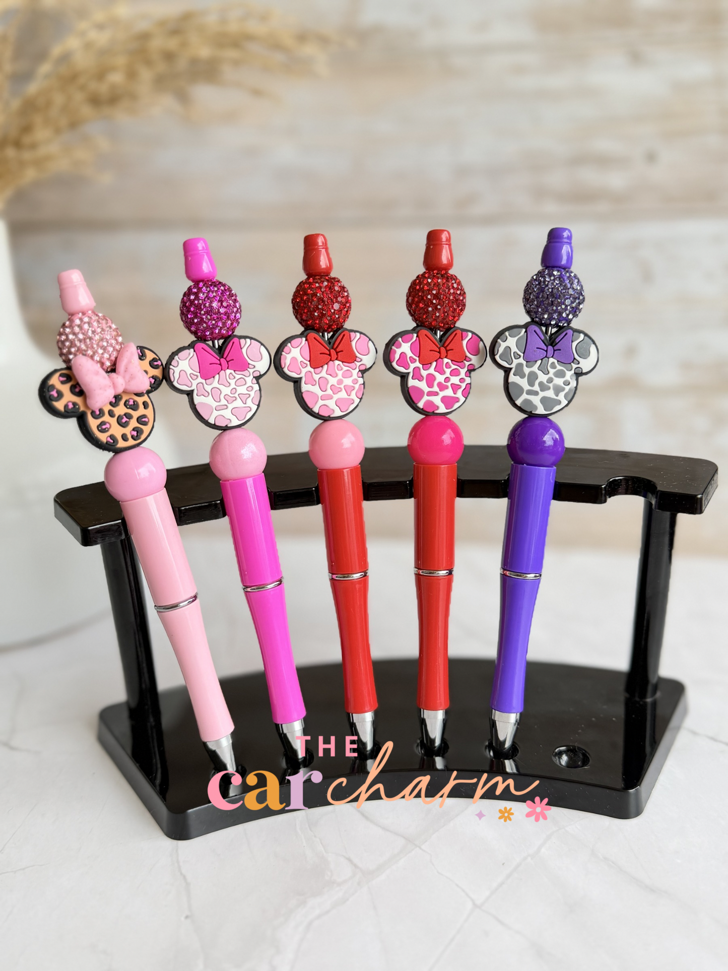 Minnie Mouse Beaded Pen