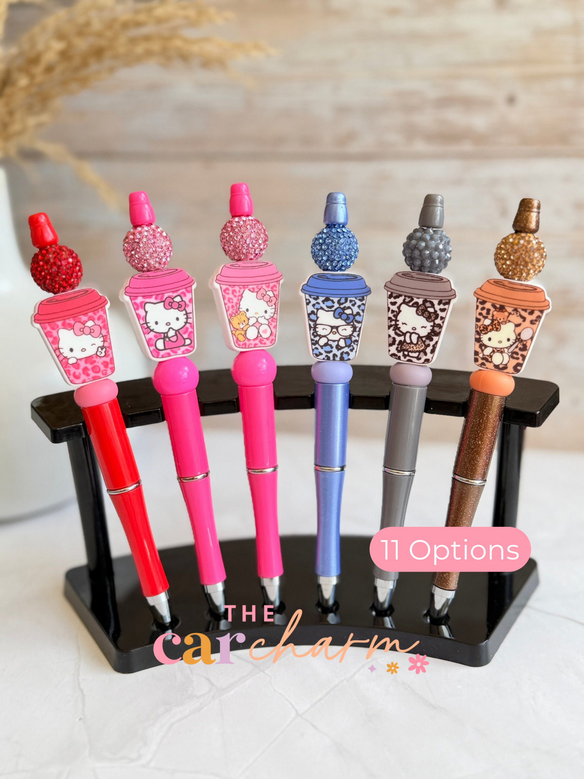 Hello Kitty Coffee Beaded Pen