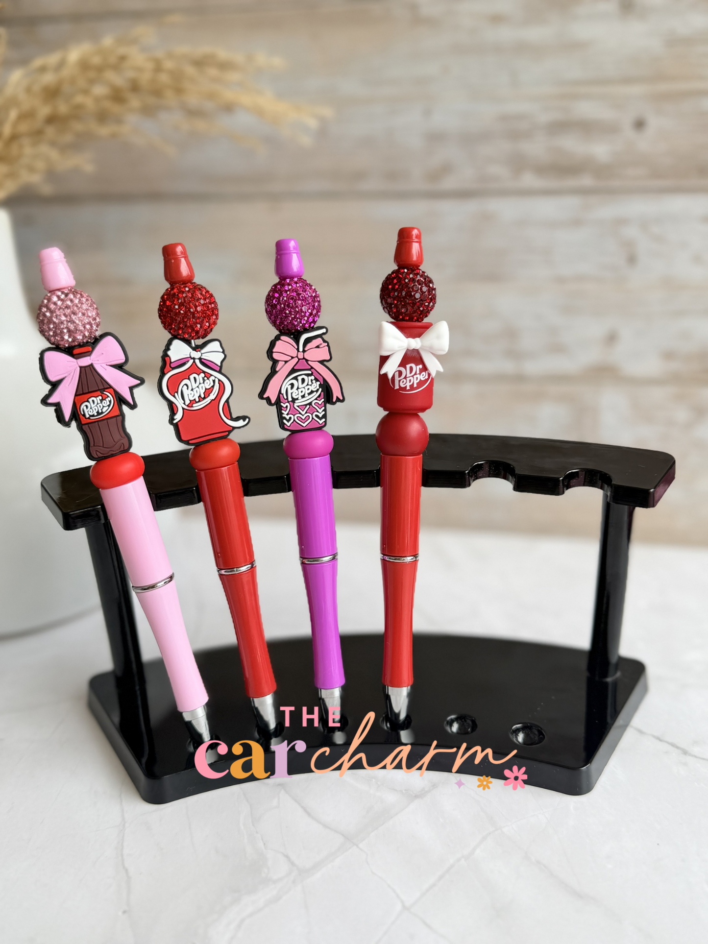 Dr. Pepper Beaded Pen