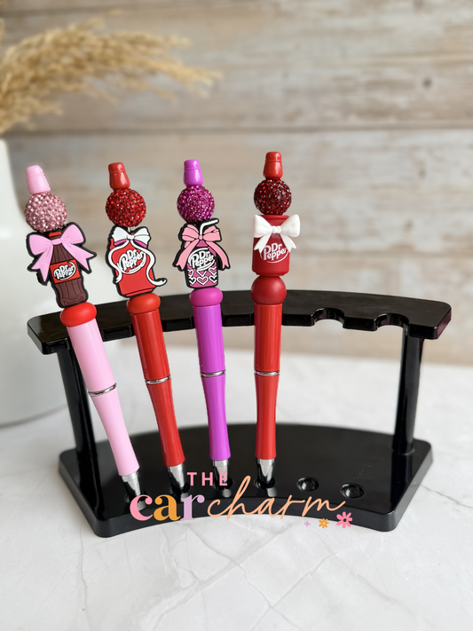 Dr. Pepper Beaded Pen