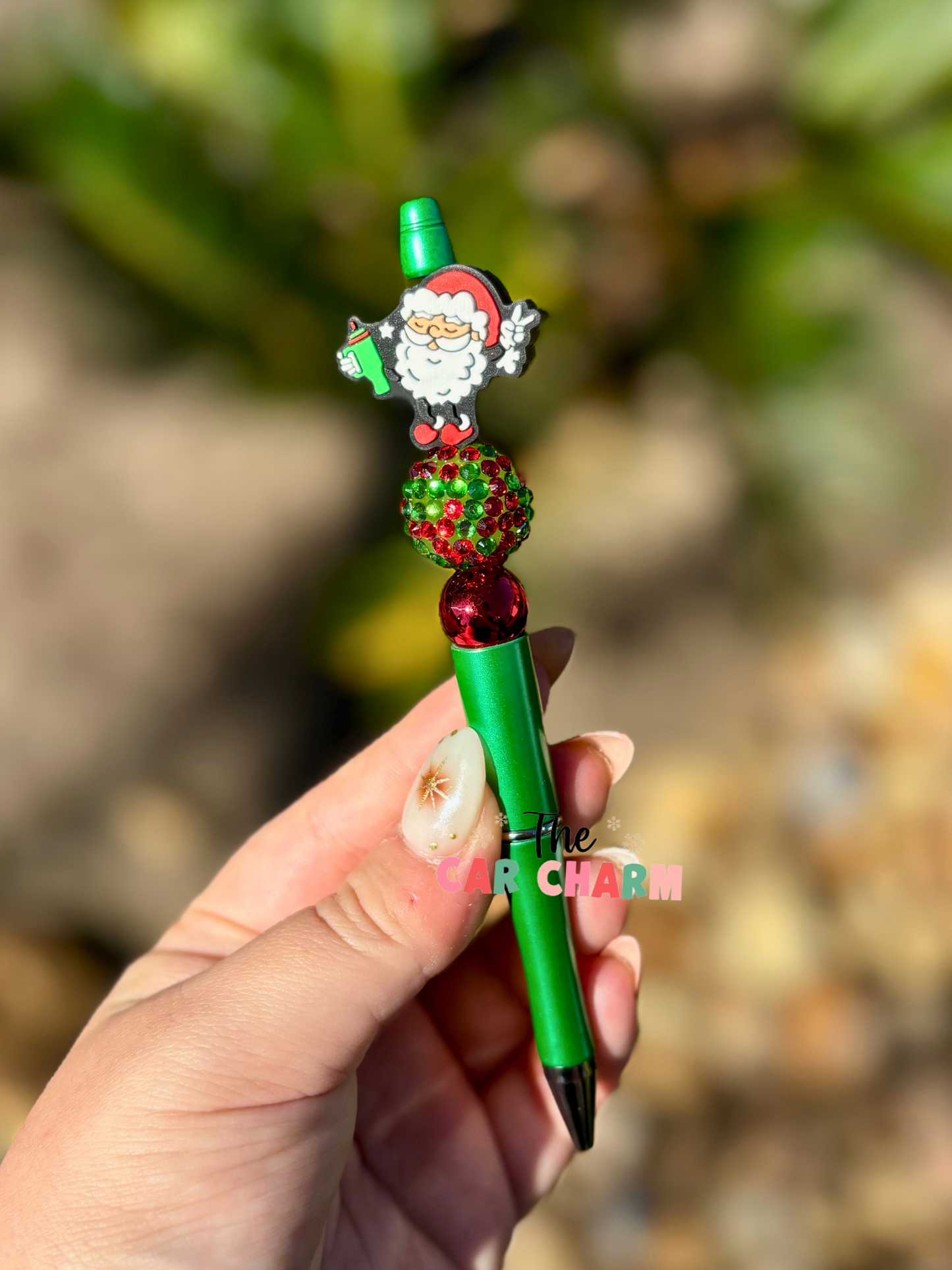 Boujee Santa Beaded Pen